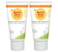 Burt's Bees Baby Diaper Rash Ointment, Maximum Strength, 40% Zinc Oxide, 100% Natural Origin, Pediatrician Tested, Net Weight 3 Ounces , Pack of 2