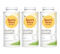Burt's Bees Baby Dusting Powder, Talc Free and Hypoallergenic for Safe and Gentle Comfort, 100% Natural Origin, Pediatrician Tested, 200 g (Pack of 3)