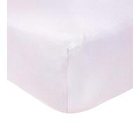 Burt's Bees Baby - Fitted Crib Sheet, Solid Color, 100% Organic Cotton Crib Sheet for Standard Crib and Toddler Mattresses (Soft Lavender)