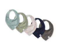 Burt's Bees Baby Infant Bibs, 100% Organic Cotton Drool Cloths, Newborn Essentials