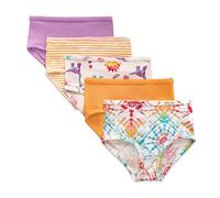 Burt's Bees Baby Toddler Girls' Underwear, Organic Cotton Panties, Tag-Free Comfort Briefs, Pack of 5 Girls Underwear, Dino Friends, 2-3 Años