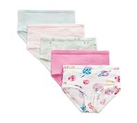Burt's Bees Baby Toddler Girls' Underwear, Organic Cotton Panties, Tag-Free Comfort Briefs, Pack of 5 Girls Underwear, Planets and Unicorns, 6 Años