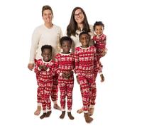 Burt's Bees Baby Unisex Baby Womens Family Jammies Matching Holiday Organic Cotton Pajamas Hot Cocoa Fair Isle 2024 Large