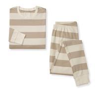 Burt's Bees Baby womens Organic Cotton Pajamas, Mommy & Me Rugby Stripe Pj Set