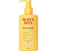 Burt's Bees Boosted Body Lotion with Ceramide Niacinamide and Peptide Lightweight Daily Lotion Boosts Skin Barrier 13 oz. Bottle