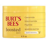 Burt's Bees Boosted Body Whipped Butter With a Ceramide, Niacinamide and Peptide Complex, Quick-Absorbing Body Butter Helps Support Skin Barrier, Tropical Scented, 6.5 oz. Jar