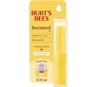Burt's Bees Boosted Lip Balm Sheer Plus; Vitamin Lip Balm Nourishing Vitamin C E and F Core; 24 Hour Moisture; Tint Free Semi Glossy Finish; 100%