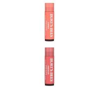 Burt's Bees Bundle, 100% Natural Moisturising Tinted Lip Balms Zinnia + Hibiscus with Shea Butter and Botanical Waxes, 2 x 4.25g