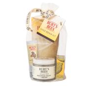 Burt's Bees Christmas Gifts 3 Body Skincare Stocking Stuffers Hand Repair Set 3 Hand Creams plus Gloves - Almond Milk Hand Cream Lemon Butter Cuti