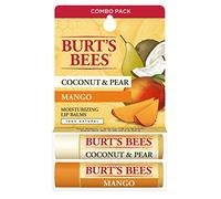 Burts Bees Coconut & Pear and Mango Lip Balm, 0.15 oz, 2-Piece