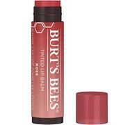 Burt's Bees Tinted Lip Balm Rose, Moisturising Lip Tint With Shea Butter, 100% Natural Origin, 4.25g
