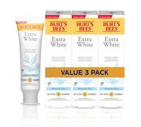 Burt's Bees Extra White Toothpaste Fluoride Toothpaste Natural Flavor Mountain Mint 4.7 oz Pack of 3