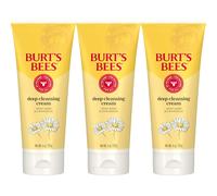 Burt's Bees Face Wash, Deep Facial Cleansing Cream, College Back to School Dorm Essentials, 6 Ounce (Pack of 3)