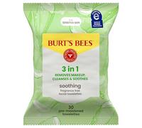 Burts Bees Facial Cleansing Towelettes Sensitive for Unisex 30 Count Towelettes