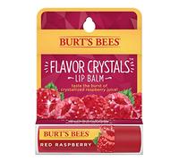 Burt's Bees Flavor Crystals 100% Natural Lip Balm, Red Raspberry with Beeswax & Fruit Extracts - 1 Tube,0.16 ounce