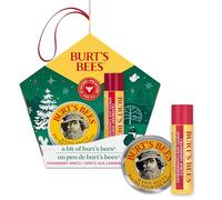 Burt's Bees for Lip & Hand, Cranberry Spritz Lip Balm and Hand Salve in a Festive Box, Bit of Burt's