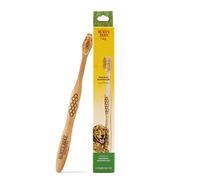 BURT'S BEES FOR PETS Bamboo Dog Toothbrush | Natural, Soft, Ergonomic Handle with BPA-Free, Biodegradable Bristles | Water Resistant, Zero Waste, Manual Operation