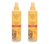 Burt's Bees for Pets Hot Spot Spray with Apple Cider Vinegar and Aloe Vera, 95% Natural Origin Formulas, Dog Spray for Itchy Dogs, Dog Spray Itchy Skin Relief, 2 x 10 oz