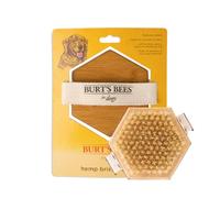 Burt's Bees for Pets Palm Brush with Hemp Bristles | Best Ergonomic Dog Brush To Groom Large Dogs | Easy to Hold Dog Brush Handle Reduces Stress On Your Wrist | Ideal for Daily Grooming