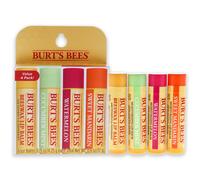 Burts Bees Freshly Picked Moisturizing Lip Balm Blister Pack for Unisex 4 x 0.15 oz Lip Balm Watermelon, Sweet Mandarin, Beeswax, Cucumber Mint,Multi-Color
