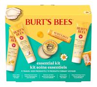 Burt's Bees Gift Ideas - Essentials Everyday Set, 5 Travel Size Products - Deep Cleansing Cream, Hand Salve, Body Lotion, Foot Cream and Original Lip Balm