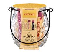 Burt's Bees Lip Balm Gift Set, Beeswax Lip Balm, Pomegranate Lip Balm, Hibiscus Tinted Lip Balm, Balm Jar, 3x4.25g
