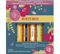 Burt's Bees Lip Balm Gift Set For Women, Mothers Day Gift Set, Beeswax, Vanilla Bean, Coconut & Pear, Cucumber Mint, Balm Bouquet, 4x4.25g