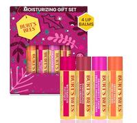 Burt's Bees Lip Balm Gift Set, Lip Balm Multipack, Sweet Peach, Watermelon, Pomegranate and Dragonfruit Lemon, 4x4.25g