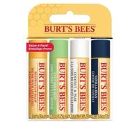 Burt's Bees Lip Balm Multipack, Lip Balm Set,Beeswax,Cucumber Mint,Coconut & Pear, Vanilla Bean,Best of Burt's, 4x4.25g