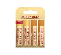 Burt's Bees Lip Balm Multipack, Moisturising Lip Balm Set With Beeswax & Honey, Value Pack, 4x4.25g