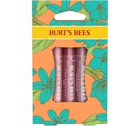 Burt's Bees Lip Colour Gift Set, 3 Lip Shimmers in Peony, Rhubarb and Fig Shades, Petal Kisses, 3 x 2.6 g