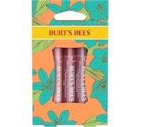 Burt's Bees Lip Colour Gift Set, 3 Lip Shimmers in Peony, Rhubarb and Fig Shades, Petal Kisses, 3 x 2.6 g
