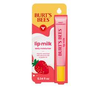 Burts Bees Lip Milk Daily Lip Moisturizer Sweet Strawberry Vitamin Enriched Moisturizing Lip Balm with Almond Milk and Jojoba Oil Hydrating f