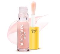 Burt's Bees Lip Oil, Instant Hydration, Nourishes and Softens Lips, Tint Free, High Shine Finish, Responsibly Sourced Jojoba Oil, (Clear Day)