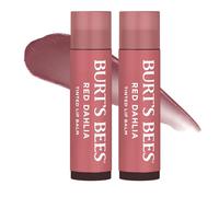 Burt's Bees Lip Tint Balm with Long Lasting 2 in 1 Duo Tinted Balm Formula, (Fiery Red Dahlia) (2-Pack)