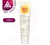 Burt's Bees Mama Soothing Leg And Foot Cream with Coconut, Peppermint Oil 100ml