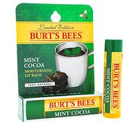 Burts Bees Mint cocao Moisturizing Lip Balm, .15 oz Limited Edition