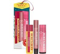 Burt's Bees Moisturising Lip Balm, Tinted Lip Balm and Lip Shimmer, Mistletoe Kiss