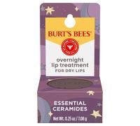 Burt's Bees Original Overnight Intensive Lip Treatment, Moisturizing, Restorative, Reduces Fine Lines, Vitamin E, 0.25 Oz. (Original)