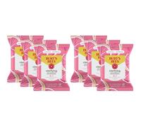 Burt's Bees Pink Grapefruit Face Wipes, for All Skin Types, Hydrating Makeup Remover & Facial Cleansing Towelettes, 90 Ct. (Pack of 2) (Grapefruit)