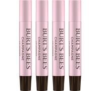 Burt's Bees Shimmer Lip Tint Set, Mothers Day Gifts, Tinted Lip Balm Stick, (4-Pack) (Champagne)