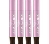 Burt's Bees Shimmer Lip Tint Set, Mothers Day Gifts, Tinted Lip Balm Stick, (4-Pack) (Guava)