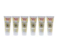 Burts Bees Soap Bark and Chamomile Deep Cleansing Cream - Pack of 6 For Unisex 6 oz Soap