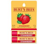 Burts Bees Strawberry Moisturizing Lip Balm, 0.15 oz, Pack of 2