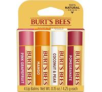 Burts Bees Superfruit Unisex Moisturising Lip Balm Pack 4 x 0.15 oz