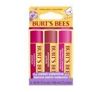 Burt's Bees Sweet Valentine, Bee Mine, Beeswax Lip Balm Trio Gift Set, Limited Edition, Moisturising Flavoured Lip Balm With Watermelon, Pomegranate & Strawberry Lemonade, 100% Natural Origin, 3x4.25g