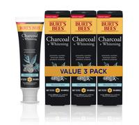 Burt's Bees Toothpaste Natural Flavor Charcoal with Fluoride Toothpaste Mountain Mint 3 x 4.7oz