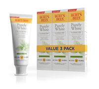 Burt's Bees Toothpaste Natural Flavor Fluoride-Free Purely White Zen Peppermint 4.7 oz Pack of 3