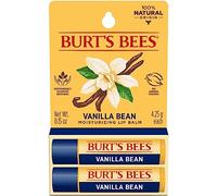 Burt's Bees Vanilla Bean Moisturizing Lip Balm, 2 x 0.15 oz