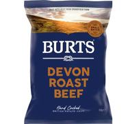 BURTS POTATO CHIPS - DEVON ROAST BEEF 150G -10 PACK